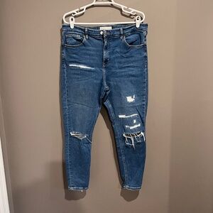 TopShop Jaime distressed jean